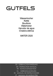 GUTFELS Water 2020 Notice D'utilisation