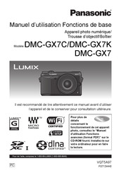 Panasonic Lumix DMC-GX7C Manuel D'utilisation