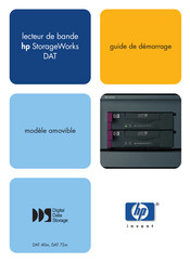 Hp StorageWorks DAT Serie Guide De Démarrage