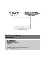 Denver TFD-2214 Manuel De L'utilisateur
