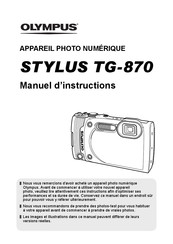 Olympus STYLUS TG-870 Manuel D'instructions