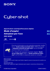 Sony Cyber-shot DSC-W300 Mode D'emploi