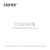 EDIFIER S1000MK II Manuel D'utilisateur