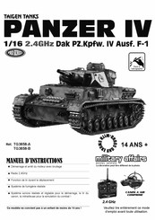 Taigen Tanks TG3858-A Manuel D'instructions