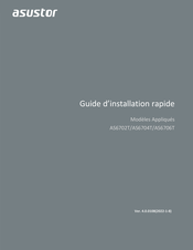 ASUSTOR AS6704T Guide D'installation Rapide