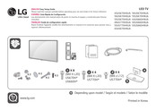 LG 50US660H9UA Guide De Configuration Rapide