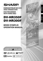 Sharp DV-HR350F Mode D'emploi