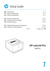 HP LaserJet Pro 3003dn Guide De Configuration