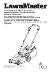 LawnMaster CLMF4841E Manuel D'instructions