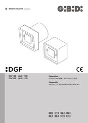 Bandini Industrie GiBiDi DGF200 Instructions Pour L'installation