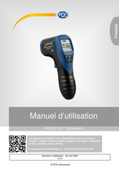 PCE Instruments DT 50 Manuel D'utilisation