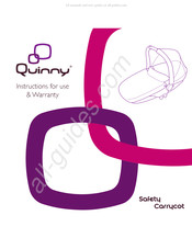 Quinny SAFETY CARRYCOT Mode D'emploi