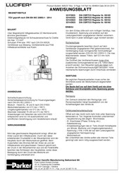 Parker LUCIFER 321F2523 Feuille D'instructions