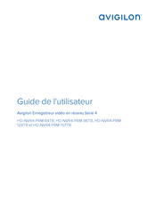 Avigilon HD-NVR4-PRM128TB Guide De L'utilisateur