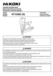 HIKOKI NT 65M2S Manuel D'instructions Et De Sécurité