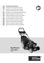 Güde BIG WHEELER 515 4IN1 Traduction Du Mode D'emploi D'origine