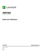 Lexmark XM1140 Guide De L'utilisateur