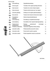 Mafell 202069 Traduction De La Notice D'emploi Originale