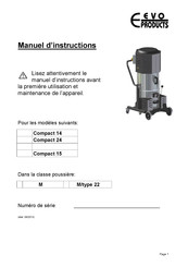 EVO Products Compact 14 Manuel D'instructions