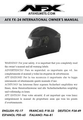 AFX FX-24 Mode D'emploi
