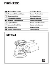 Maktec MT924 Manuel D'instructions