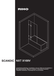 RIHO NXT SCANDIC X109V Manuel D'installation