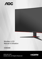 Aoc C24G2AE Manuel D'utilisation