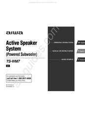 Aiwa TS-WM7 Mode D'emploi