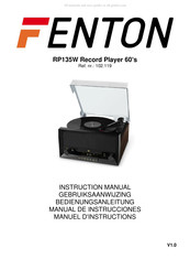 Fenton RP135W Manuel D'instructions