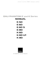 Dali PHANTOM K-60 LP Manuel