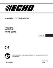Echo HCAS-2200 Manuel D'utilisation