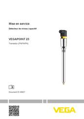 Vega VEGAPOINT 23 Mise En Service