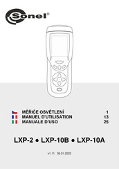 Sonel LXP-2 Manuel D'utilisation