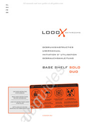 LOOOX BASE SHELF DUO Instructions D'utilisation