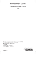 Kohler Memoirs K-470-4V Instructions D'installation