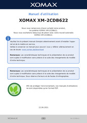 Xomax XM-2CDB622 Manuel D'utilisation