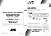 JVC KD-HDR44 Mode D'emploi