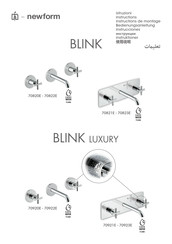 newform BLINK LUXURY 70920E Instructions De Montage