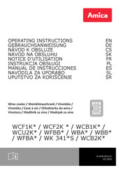 Amica WCF1K Série Notice D'utilisation