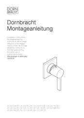 Dornbracht 52 000 026-FF Instructions De Montage