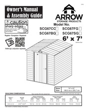 Arrow Storage Products SCG67FG Manuel De L'utilisateur Et Guide D'assemblage