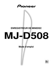 Pioneer MJ-D508 Mode D'emploi