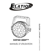Elation Professional SIX025 Manuel D'utilisation