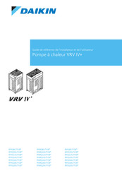 Daikin VRV IV+ Guide De Référence De L'installateur Et De L'utilisateur