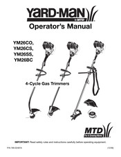 MTD YARD-MAN YM26BC Manuel De L'utilisateur