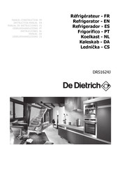 De Dietrich DRS1624J Manuel D'instructions