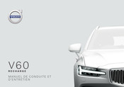 Volvo V60 RECHARGE 2020 Manuel De Conduite Et D'entretien