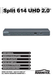 Marmitek Split 614 UHD 2.0 Guide D'utilisation