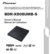 Pioneer BDR-XD08UMB-S Manuel De L'utilisateur