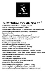 Thuasne LOMBACROSS ACTIVITY Mode D'emploi